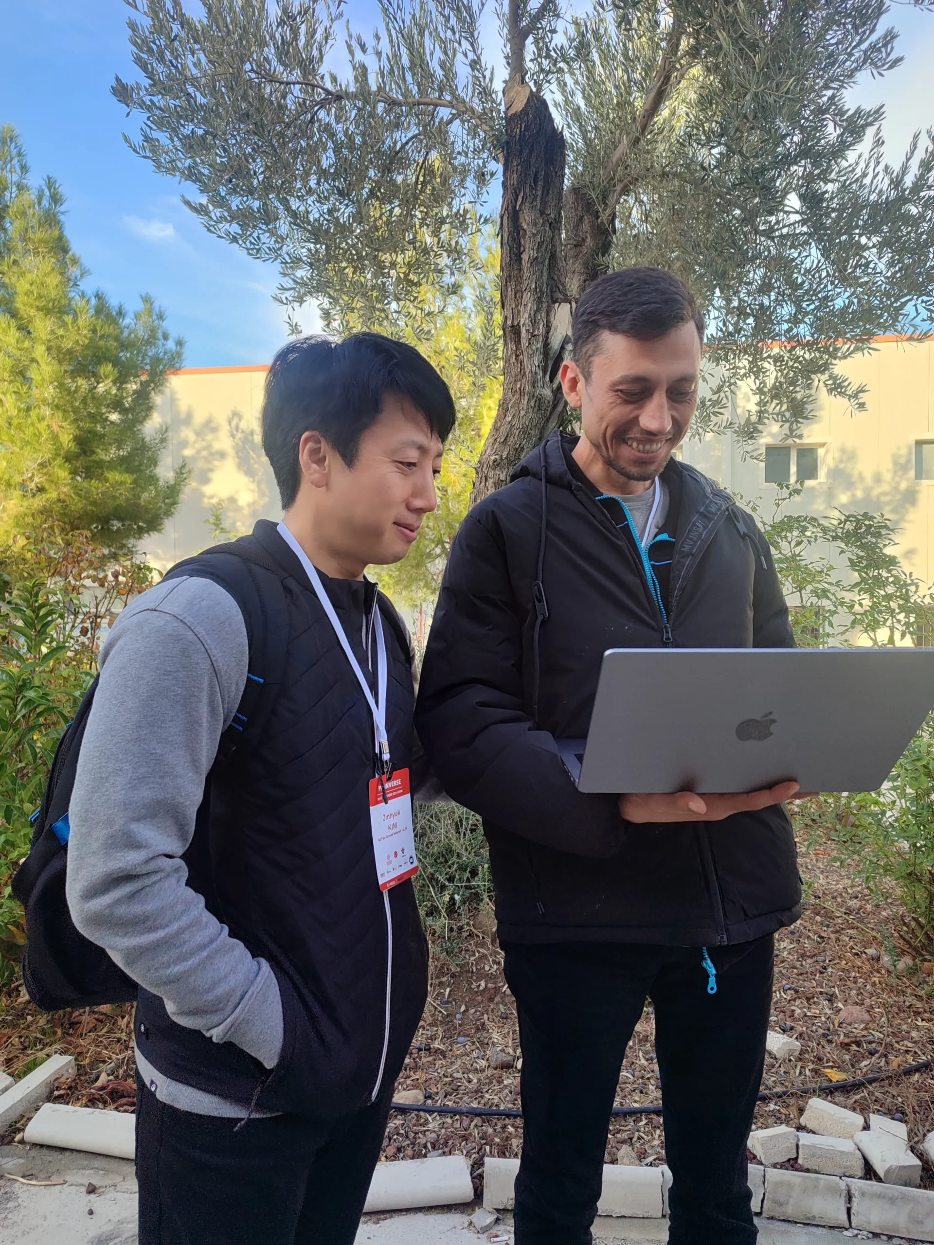 Drone test being conducted at MET factory